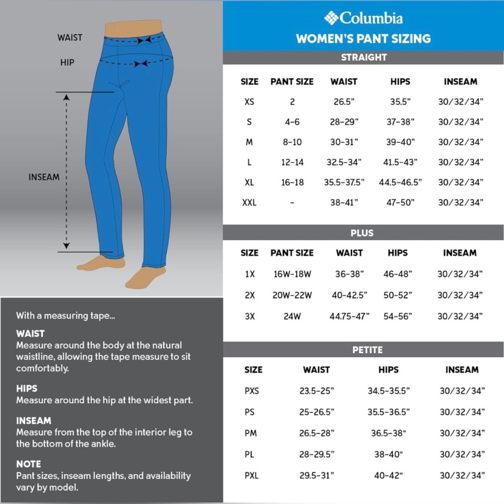 NWT Columbia Anytime Softshell Pull on Pant Size Medium - Picture 10 of 10